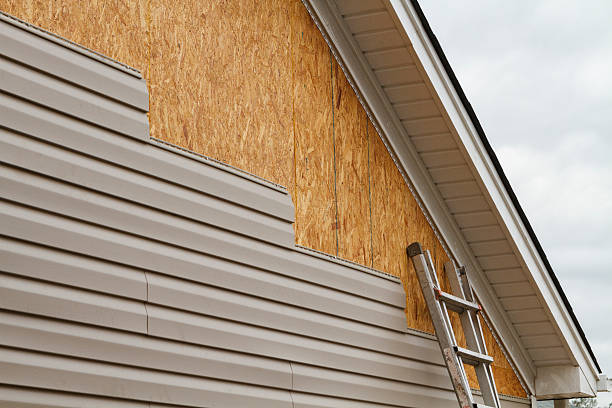 Professional Emergency Siding Repair technician working in Terrell, TX